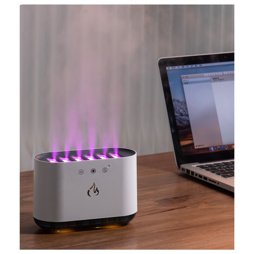 Humidificador Difusor De Aroma Chimenea 